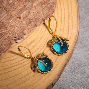 Mystic Dawn Dragonfly Earrings - Fairy & Boho Jewelry Gift