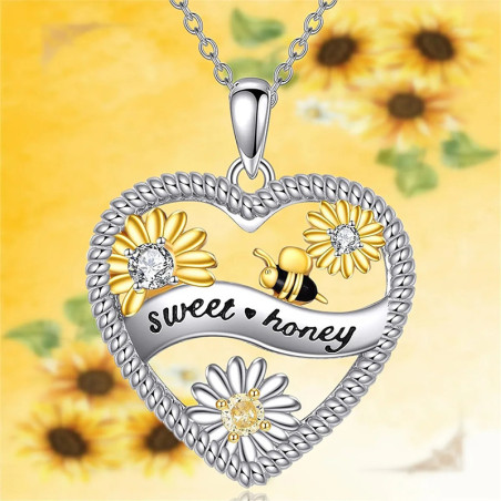 "Always With You" Ladybug Heart Necklace | Engraved Gift Idea