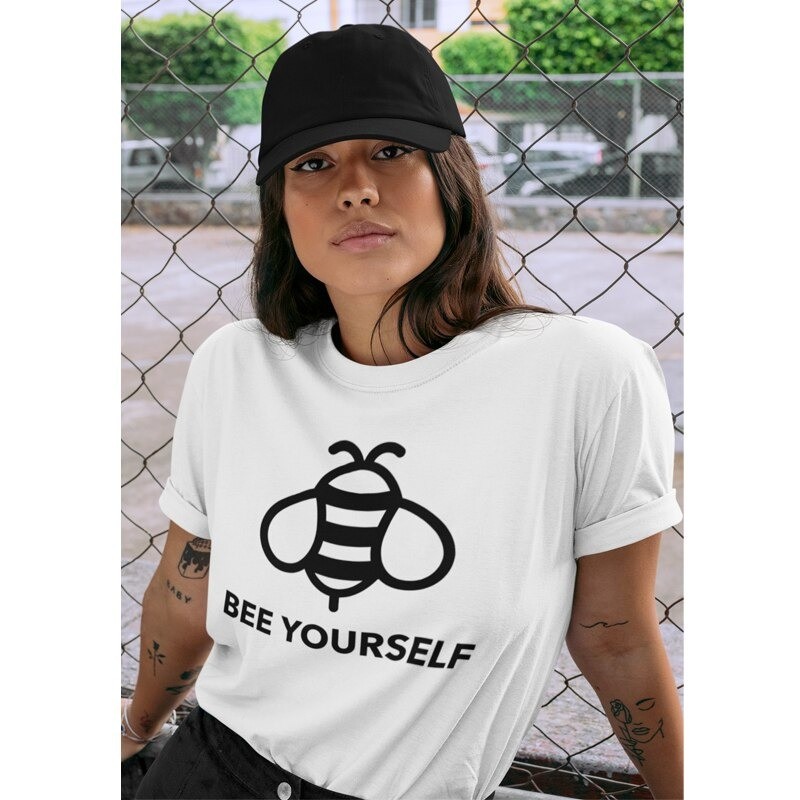 Cute Bee Yourself T-Shirt for Women | Funny Bee Lover Gift