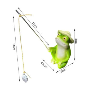 Solar Frog on Scooter Statue – Light-Up Garden Decor!