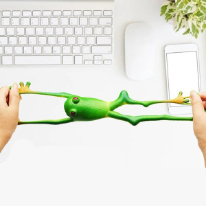 Stretchy Stress Frog - Cute Green Sensory & Fidget Toy!