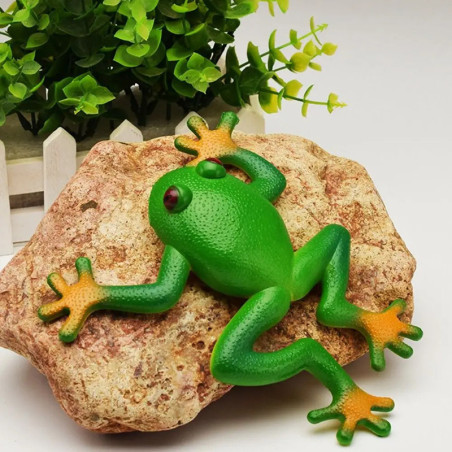 Stretchy Stress Frog - Cute Green Sensory & Fidget Toy!