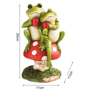 Cute Loving Frogs on Mushroom | Unique Romantic Gift Idea