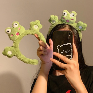 Cute Frog Plush Headband | Kawaii Funny Hair Accessory Gift