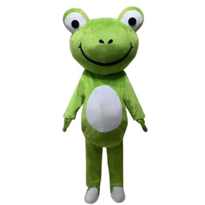 Funny Big Smile Frog Mascot Costume | Cute Party & Event Outfit