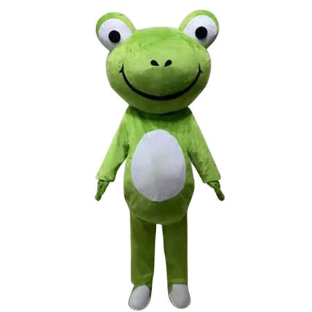 Funny Big Smile Frog Mascot Costume | Cute Party & Event Outfit