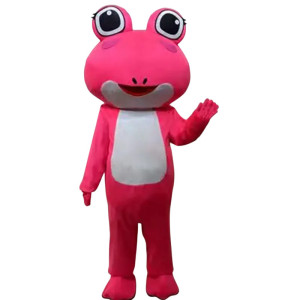 Pink Frog Mascot 'Raspberry Ripple' | Cute & Funny Costume
