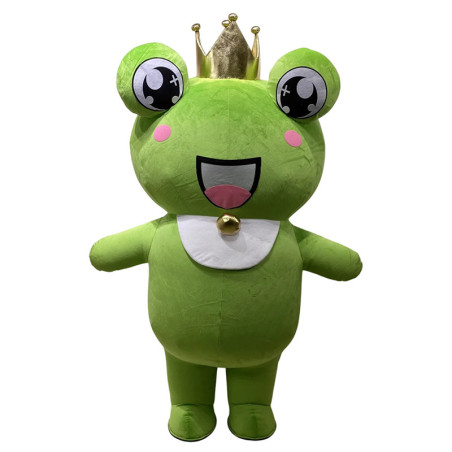 Queen Ribbita Frog Mascot - Cute Princess Costume for Events
