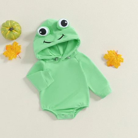 Funny Hooded Frog Onesie for Baby | Cute Gift Idea | 0-18m