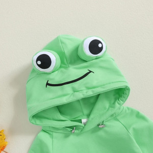 Funny Hooded Frog Onesie for Baby | Cute Gift Idea | 0-18m