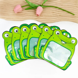 Cute Frog Treat Bags (5-Pack) | Funny Party Favor Gift Idea