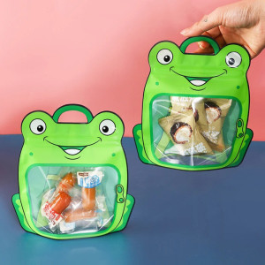 Cute Frog Treat Bags (5-Pack) | Funny Party Favor Gift Idea