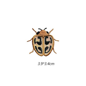 Cute Scarab Beetle Patch "Golden Spots" | Unique Iron-On Gift