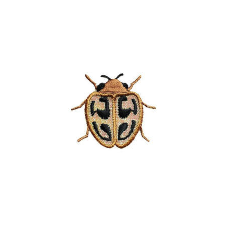 Cute Scarab Beetle Patch "Golden Spots" | Unique Iron-On Gift