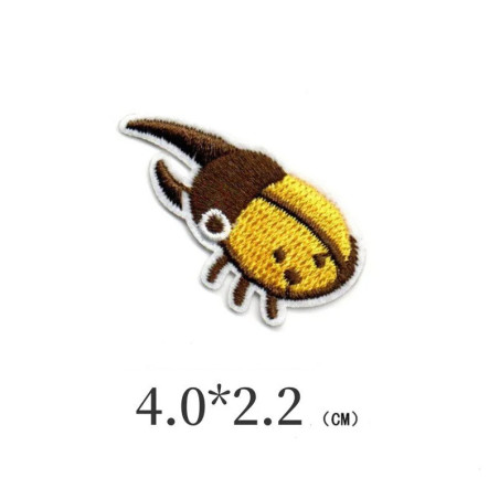 Cute "Sunclad Beetle" Embroidered Patch | Gift for Nature Lovers