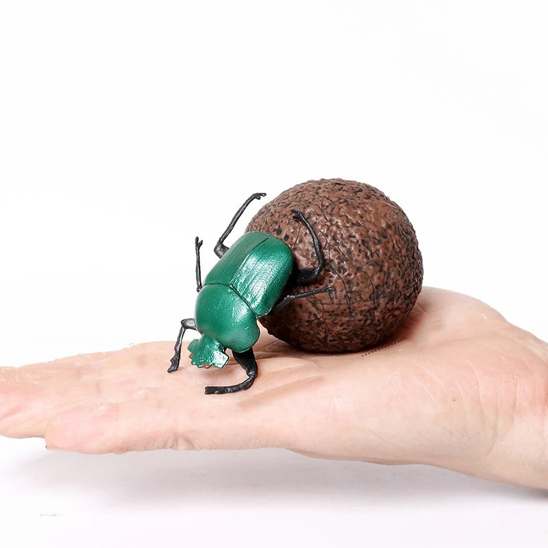 Green Chafer Beetle Figurine | Unique Educational Insect Toy