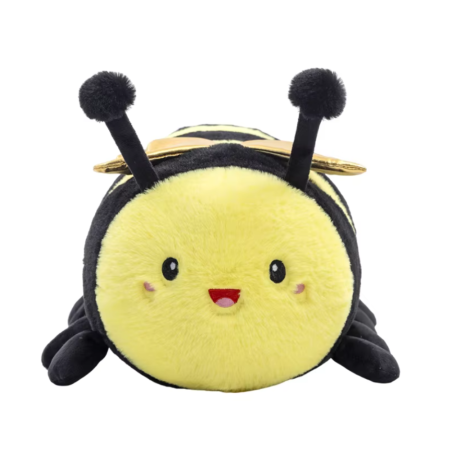 Cute Golden Caterpillar Bee Plush | 2 Sizes | Unique Gift