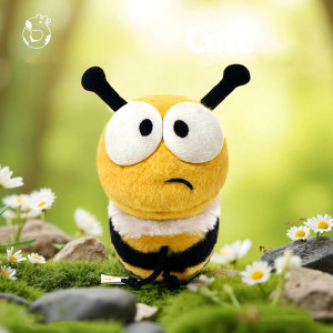 Cute Surprise Bee Plushie | Funny Bee Stuffed Animal Gift 🐝