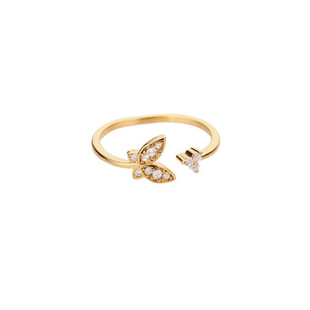 Golden Butterfly Ring | Elegant & Minimalist Jewelry Gift