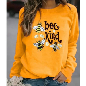 Sweat Shirt Abeille mode femme manches longues Bee Kind !