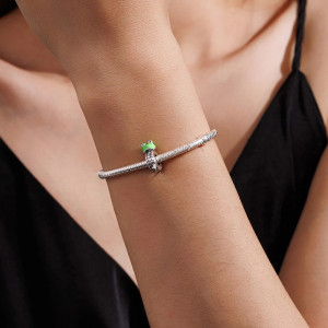 Cute Frog Charm Bracelet | Unique Nature Jewelry Gift