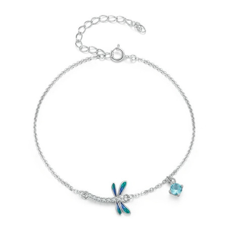 Mystic Flight Dragonfly Bracelet - Handmade & Adjustable Jewelry