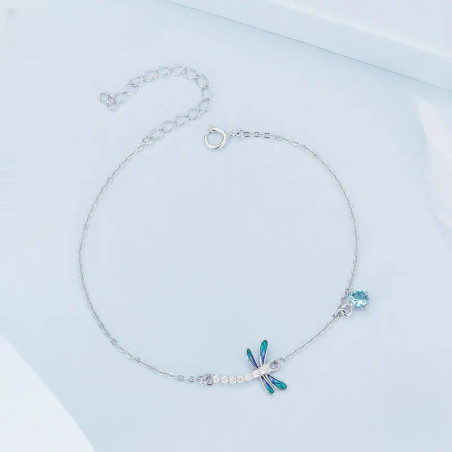 Mystic Flight Dragonfly Bracelet - Handmade & Adjustable Jewelry