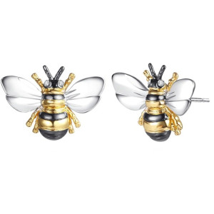 Rhinestone Bee Earrings - Elegant & Unique Bee Jewelry