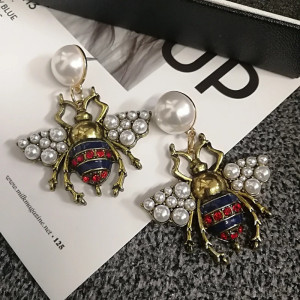 Royal Majesty Bee Earrings | Unique Bee Jewelry Gift for Women