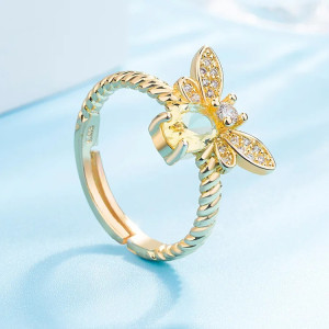 Precious Honey Bee Ring - Unique Gift for Women | 1001Bees