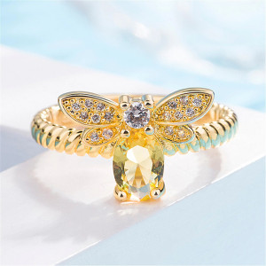 Precious Honey Bee Ring - Unique Gift for Women | 1001Bees