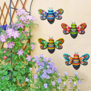 Colorful 3D Metal Butterfly Wall Art | Unique Handmade Decor