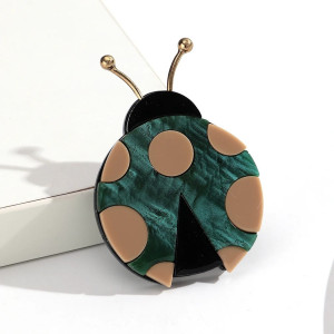 Cute Pastel Ladybug Brooch Pin | Unique Jewelry Gift