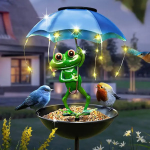 Cute Solar Frog Garden Statue | Luminous Outdoor Decor Gift