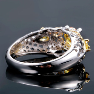 Bottom View Honey Treasure Bee Ring