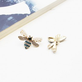Cute Bee Drop Earrings with Zirconia | Unique Jewelry Gift