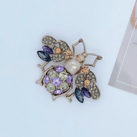 Large Crystal Bee Brooch Pin | Unique Gift for Bee Lovers