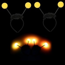 Funny Light-Up Bee Headband | Unique LED Antennae Gift