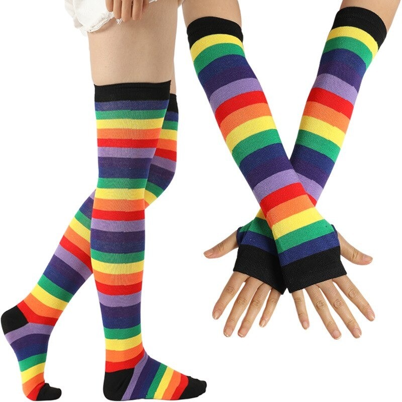 Striped Bumblebee Socks & Arm Warmers | Cute Gift Idea