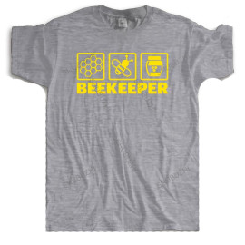 T-shirt Apiculteur pour homme gris