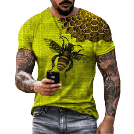 Cute 3D Bee T-Shirt for Women | Unique Bee Graphic Tee Gift