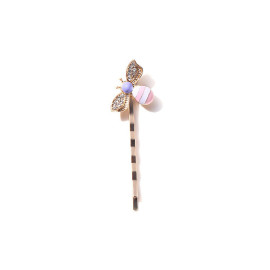 Cute Pink & Purple Bee Hair Clip | Girls Hair Accessory Gift