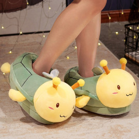 Cute Bee Plush Slippers | Funny Animal Slippers Gift for Women