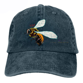 Casquette en denim hyper fashion - couleur bleu