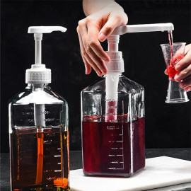 Professional Glass Honey Dispenser Pump | 1100ml | 1001bees
