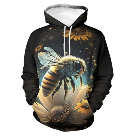 Hoodie coupe sport dark grosse abeille