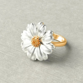 Bague marguerite éclatante