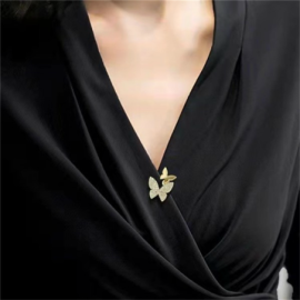 Broche Double Papillons
