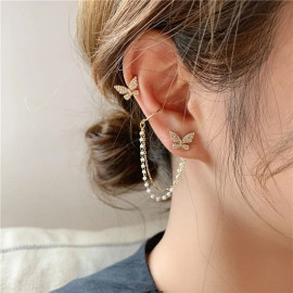 Boucles d'oreilles papillon - 2 couleurs au choix !