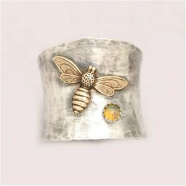 Gold & Bronze Vintage Bee Ring | Unique Gift for Women